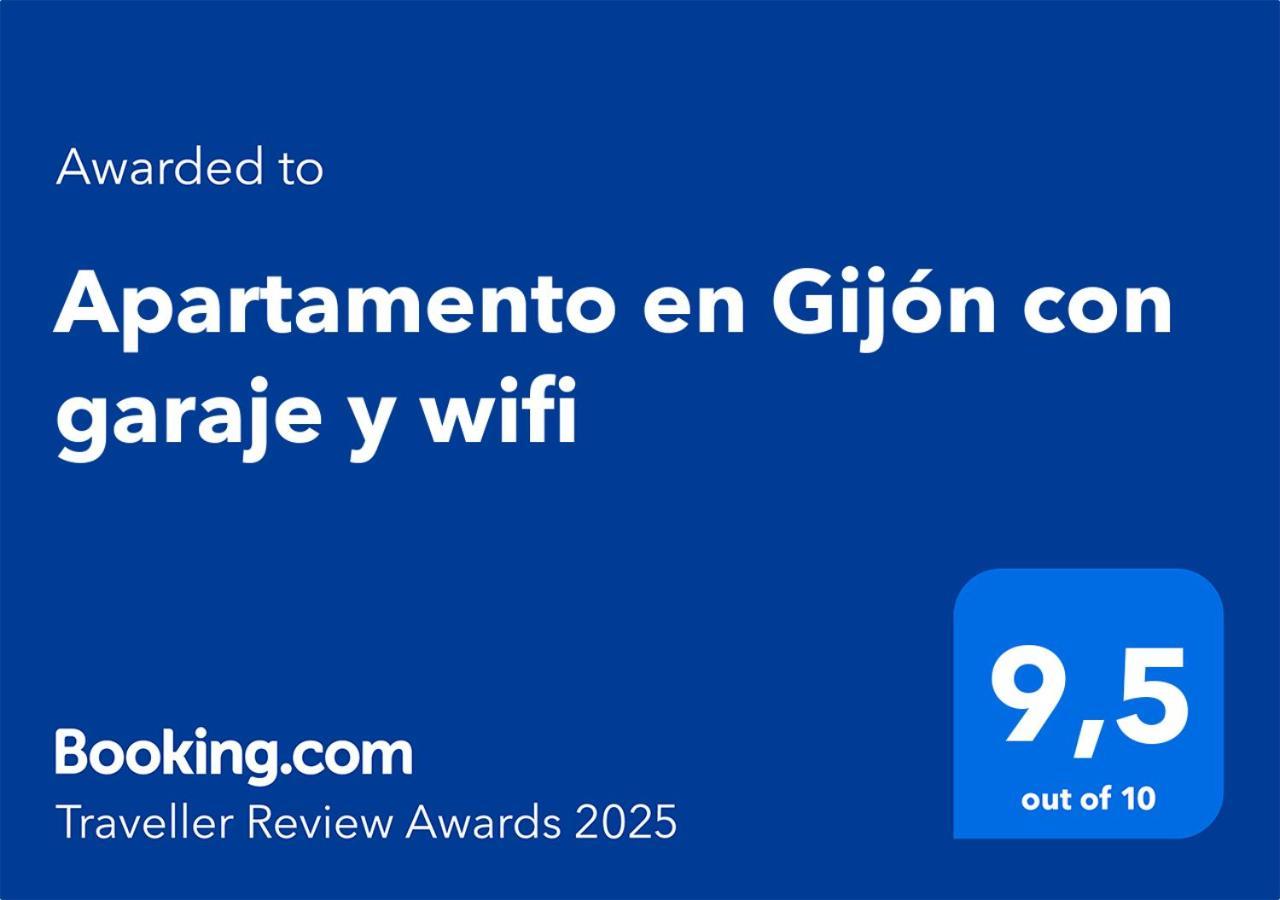 Apartamento En Gijon Con Garaje Y Wifi 외부 사진